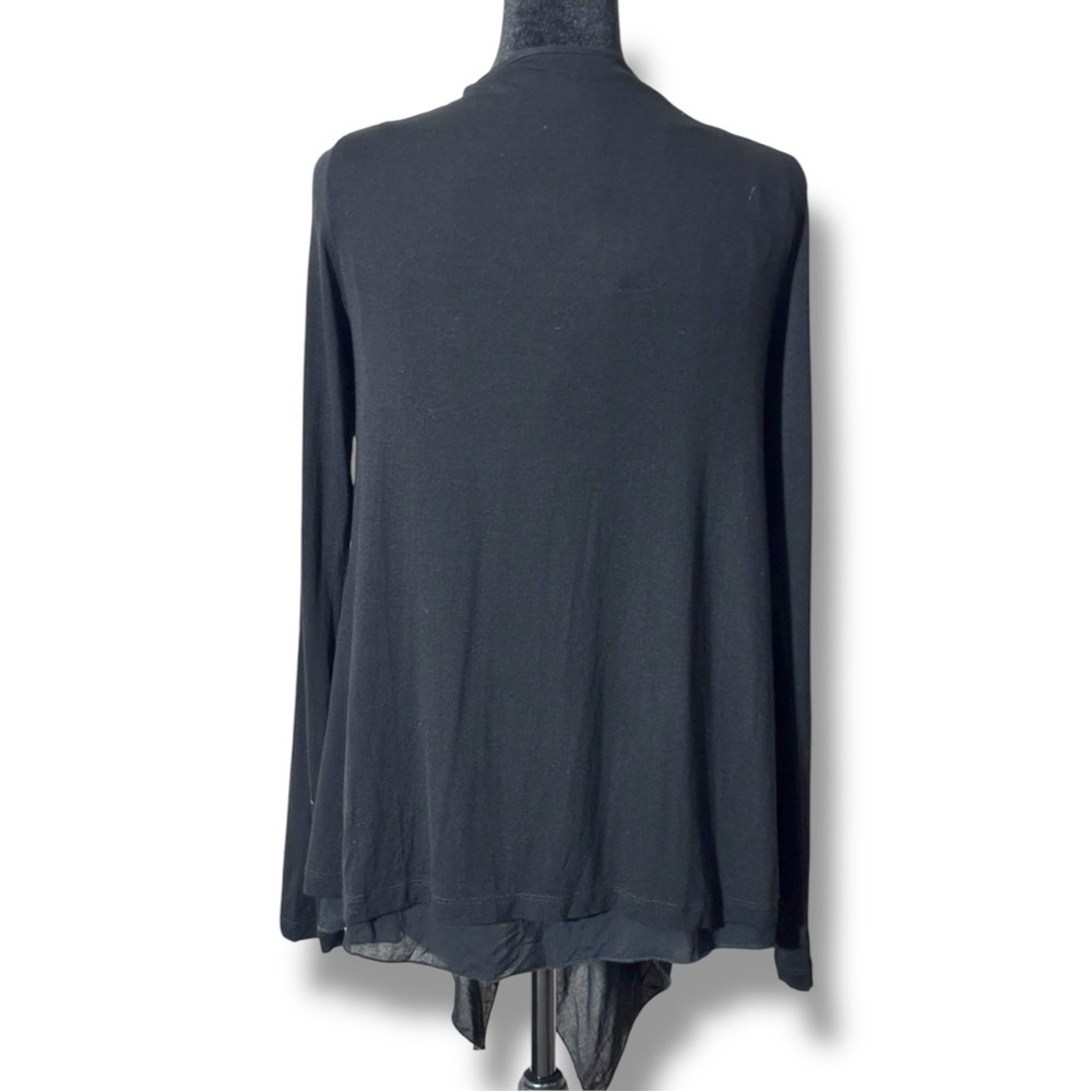 Phase Eight Black Flowy High Low with Open Relaxed Fit NWT Cardigan - Picture 10 of 16